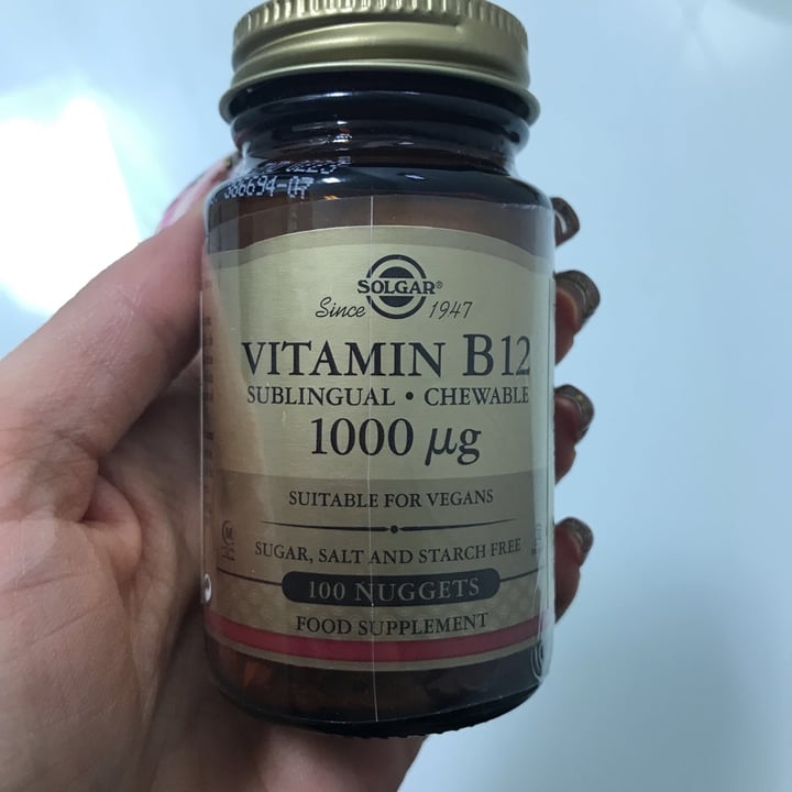 photo of Solgar Vitamin B12 Chewable cherry flavoured shared by @marinadanza on  10 Feb 2020 - review