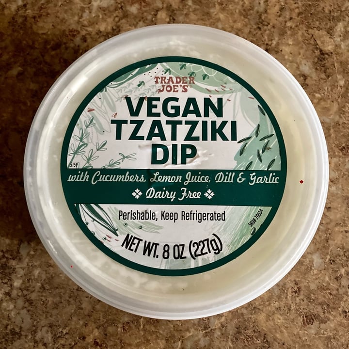 photo of Trader Joe's Vegan tzatziki dip shared by @plantbase6 on  06 Oct 2021 - review