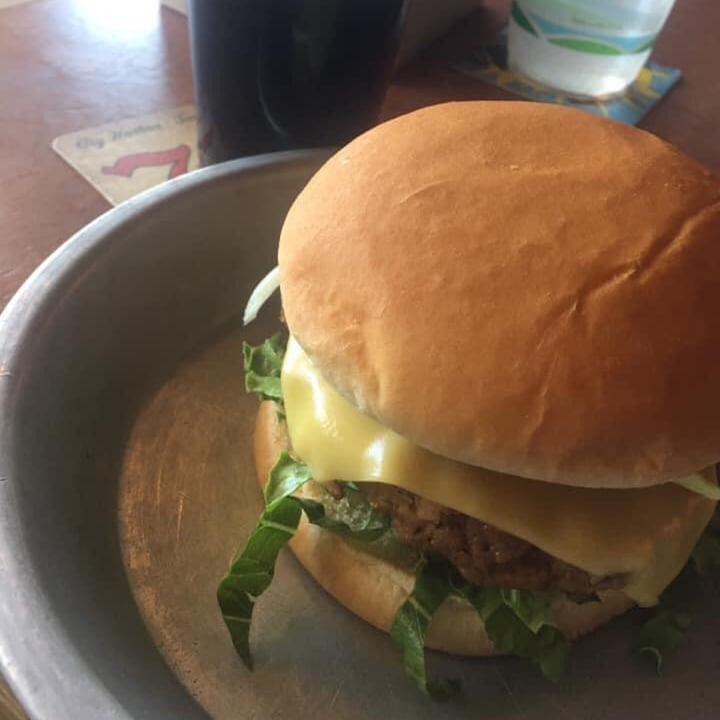 photo of The Red Hot TRH VEGAN BURGER shared by @purpleraven14 on  07 May 2020 - review