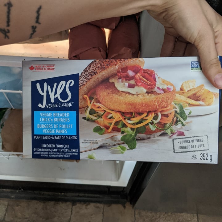 photo of Yves Veggie Cuisine Yves veggie breaded chick'n burgers shared by @ashh on  20 May 2020 - review