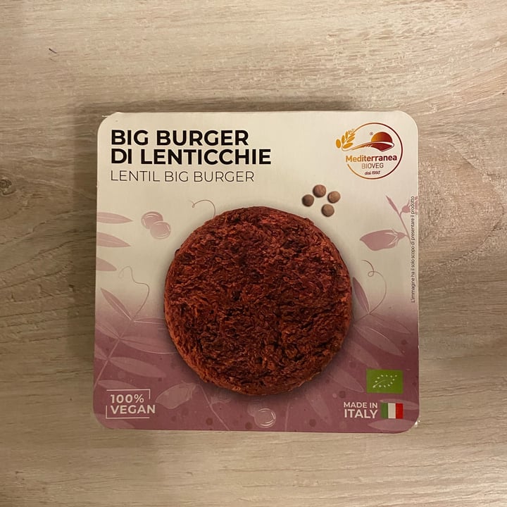 review photo of Mediterranea BioVeg Big Burger Di Lenticchie shared by @lelen on 16 Feb 2022 - review