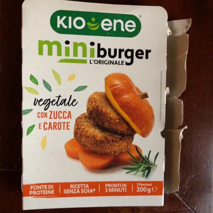 photo of Kioene Mini Burger Zucca E Carote shared by @lacosty on  19 Mar 2022 - review