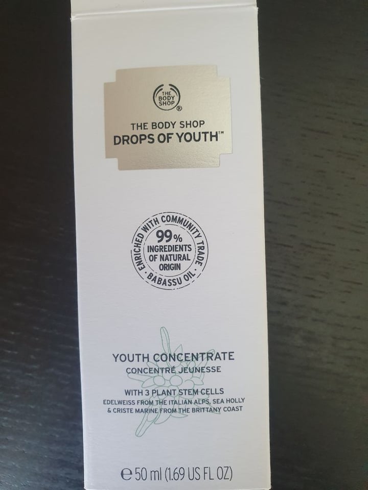 photo of The Body Shop Drops of Youth™ Concentrate shared by @mushroomtarian on  19 Apr 2020 - review