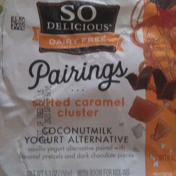 photo of So Delicious Dairy Free Pairing Salted Caramel Cluster Coconutmilk Yogurt Alternative  shared by @michele67 on  02 Sep 2021 - review