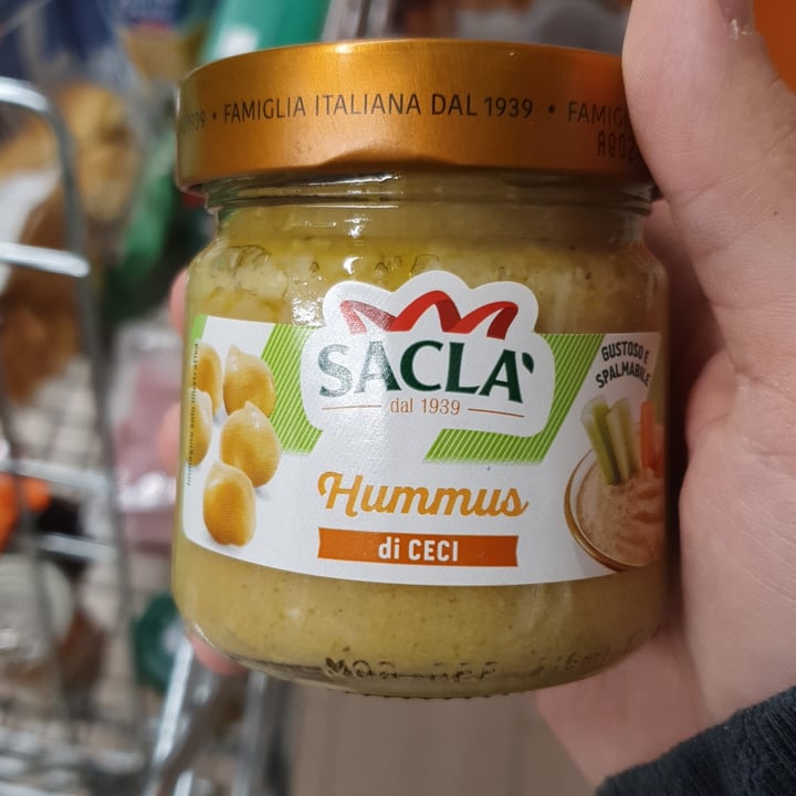 photo of Sacla' Hummus di ceci - in vetro shared by @mattind on  11 Jun 2022 - review