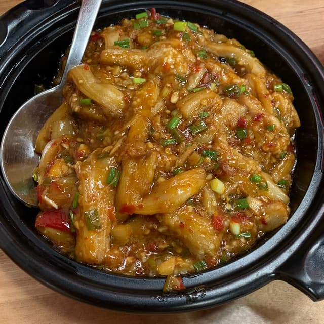 「Sweet & Sour Brinjal」の料理の写真