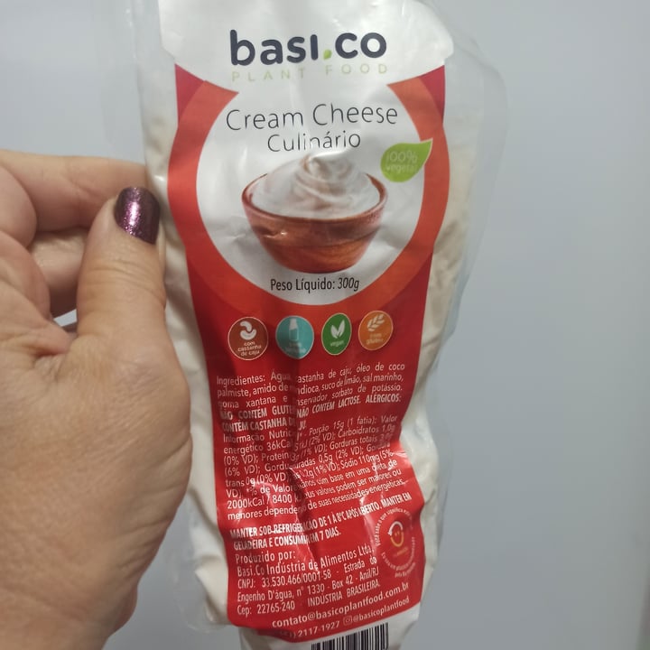 photo of Basi.co Cream Cheese Culinário shared by @mariaelisagobetti on  06 Jun 2022 - review