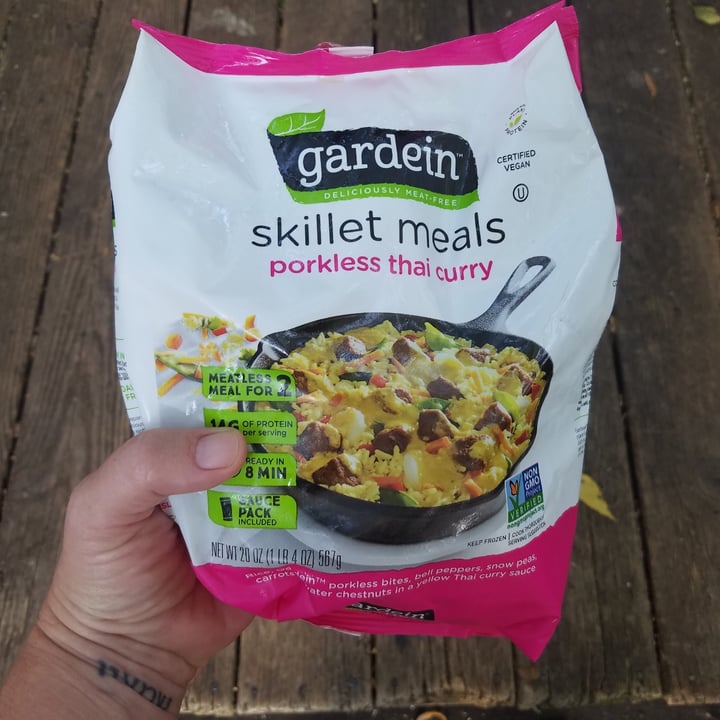 photo of Gardein Skillet Meals Porkless Thai Curry shared by @gretchens on  21 Aug 2020 - review