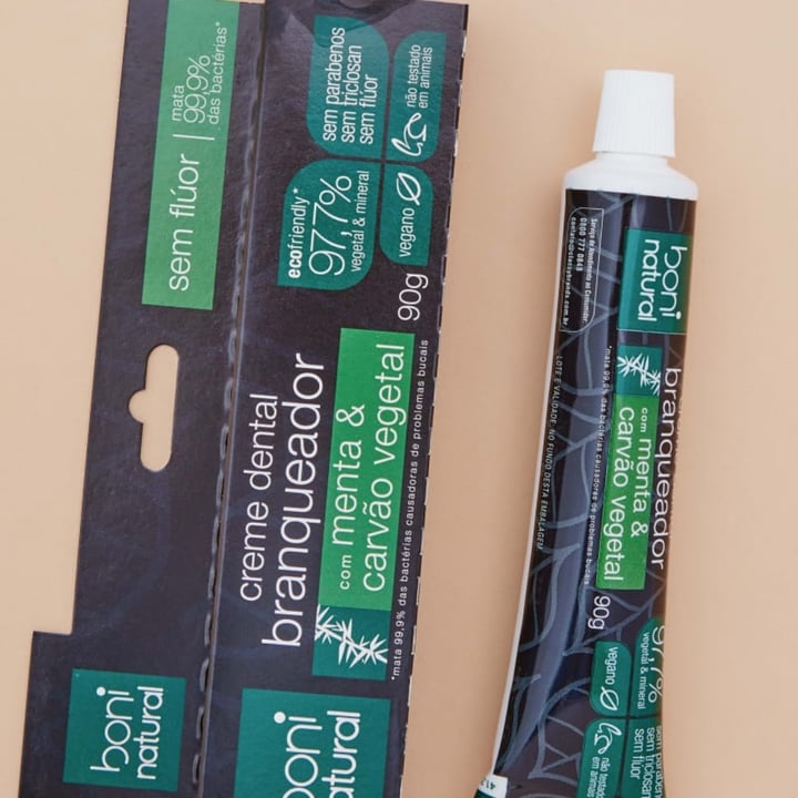 review photo of Boni natural Pasta De Dente De Carvão shared by @020675ma on 18 Jul 2021 - review