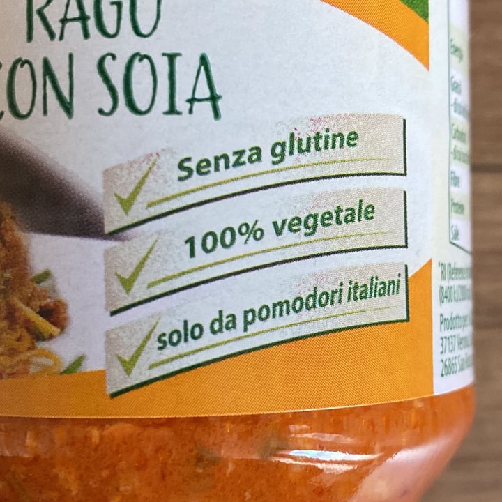 review photo of Just Veg! (ALDI Italy) Ragù Con Soia shared by @annalisazamengo on 25 Jan 2022 - review