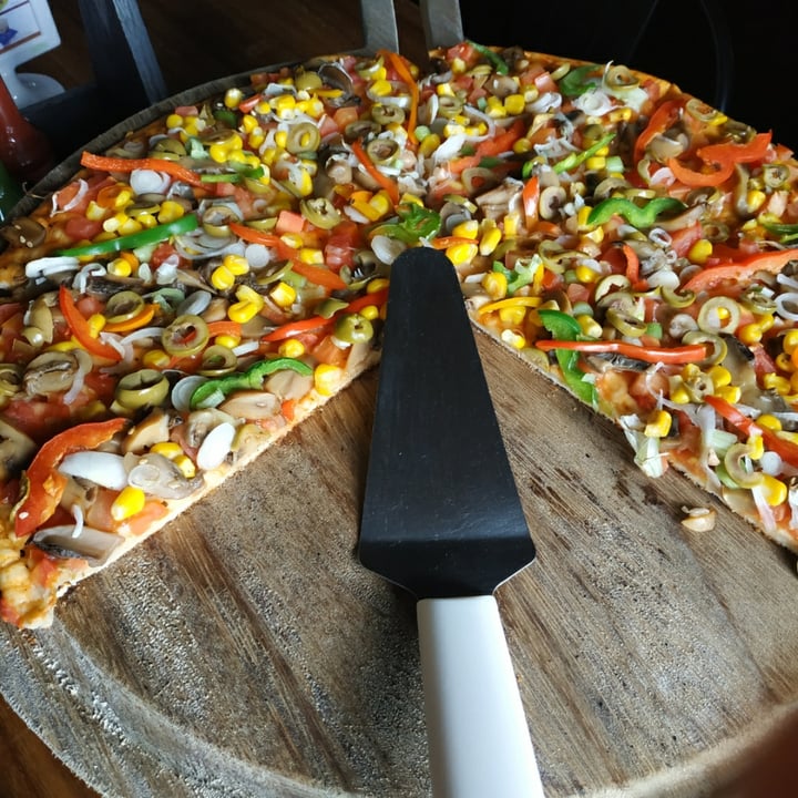 photo of Pizzadero Pizza Vegetariana Sin Queso Se Convierte En Vegana shared by @dulasnavvegan on  05 Jan 2022 - review