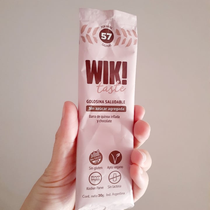 photo of Wik taste Golosina Saludable shared by @lalaveg on  03 Nov 2021 - review