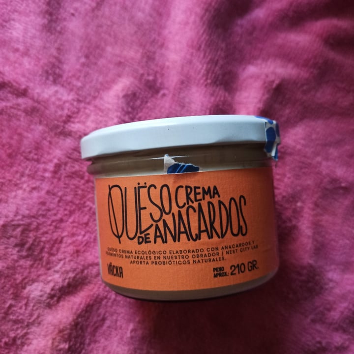 photo of Väcka Queso Crema De Anacardos shared by @teresaoggar on  28 Jul 2021 - review