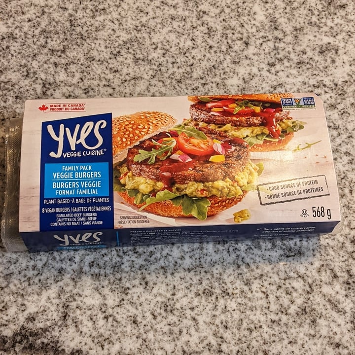 photo of Yves Veggie Cuisine Family Pack Veggie Burgers shared by @stormm on  25 Mar 2021 - review