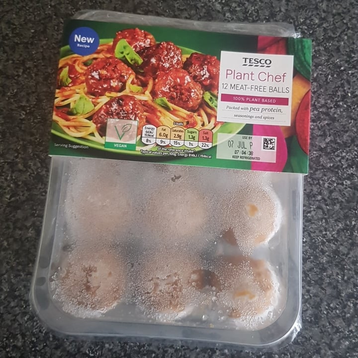 photo of Tesco Plant Chef 12 Meat-Free Balls shared by @lowrimoxo on  11 Jul 2020 - review