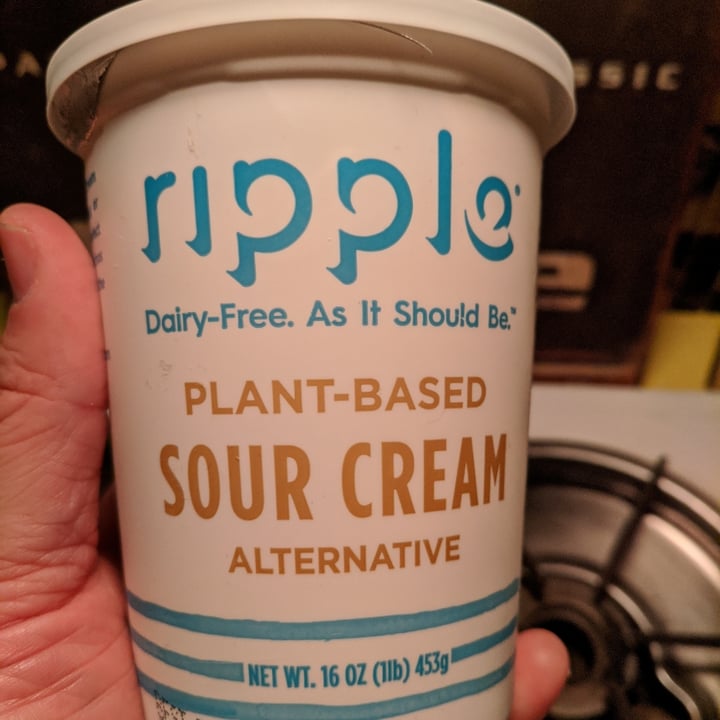 photo of Ripple Foods DISCONTINUED Plant-Based Sour Cream shared by @thevalleyvegan on  24 Oct 2020 - review