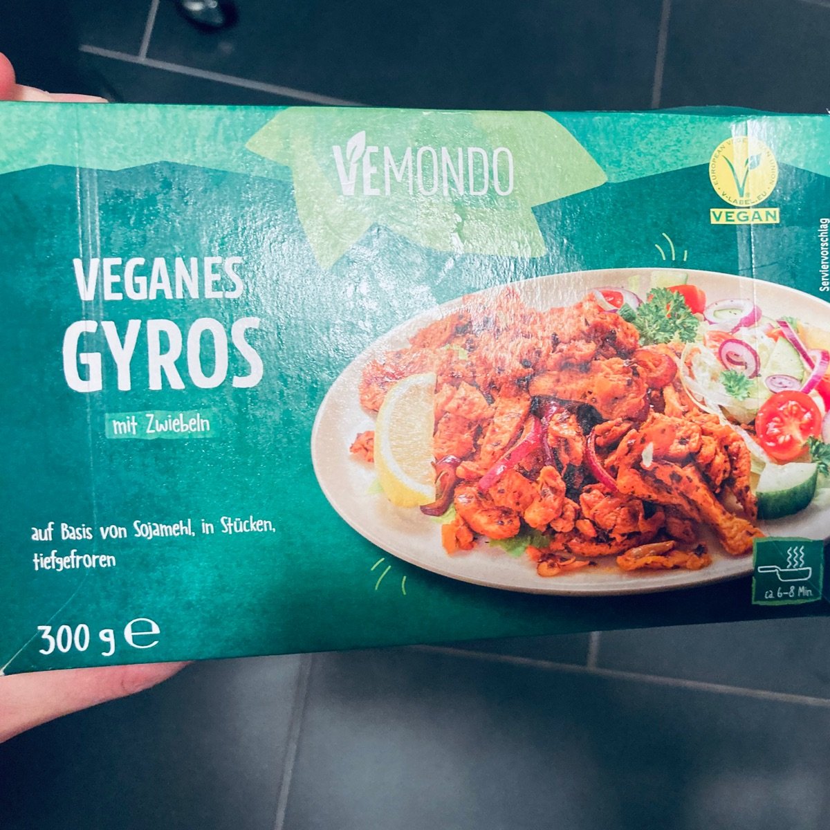 | mit Zwiebeln, Vemondo abillion Review Gyros vegan