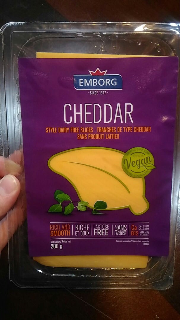review photo of Emborg Cheddar Style Dairy Free Slices shared by @amtefo on 21 Aug 2019 - review
