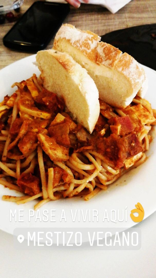 review photo of Mestizo Vegano Red vegan pasta shared by @angelstrikeman on 20 Aug 2019 - review