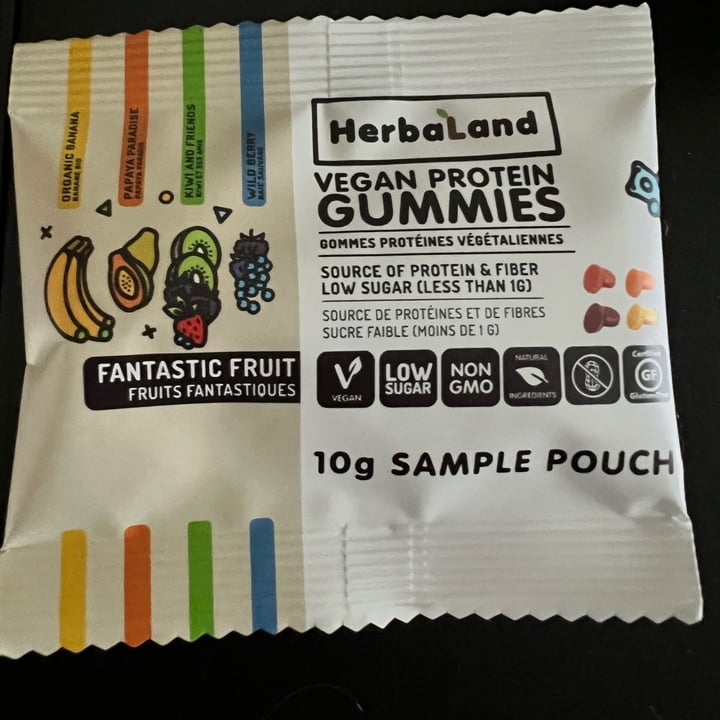 photo of HerbaLand Vegan Protein Gummies Fantastic Fruit shared by @veganmika on  25 Jan 2022 - review