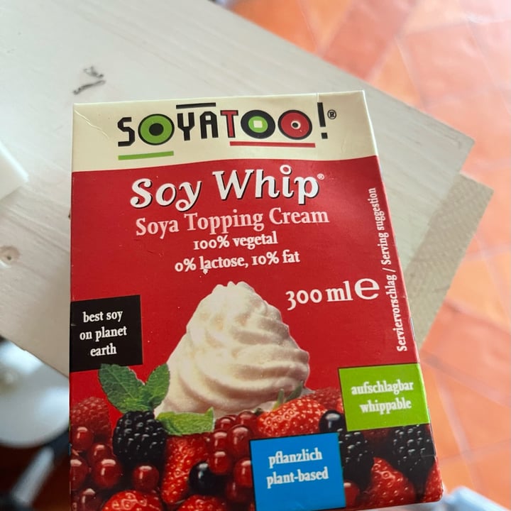 photo of Soyatoo! Panna da montare per dolci shared by @nora1982 on  28 Aug 2022 - review