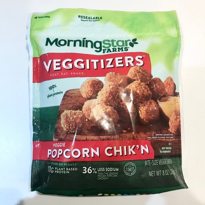 photo of MorningStar Farms Veggitizers Veggie Popcorn Chik’N shared by @appleappleamanda on  10 Jan 2021 - review