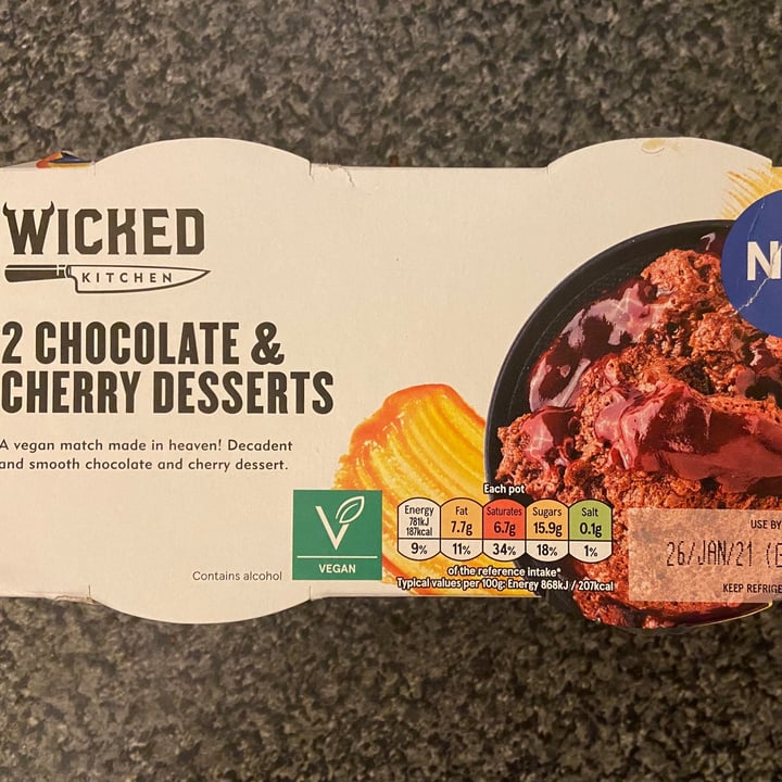 photo of Wicked Chocolate & Cherry Desserts shared by @elizabethmullaney on  16 Jan 2021 - review