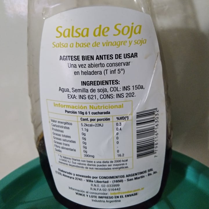 photo of Tahití Salsa De Soja shared by @corazondemelon on  05 Nov 2022 - review