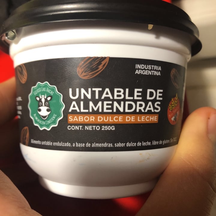 photo of Felices Las Vacas Untable de Almendras sabor Dulce de Leche shared by @tomascanapino on  19 Jun 2020 - review