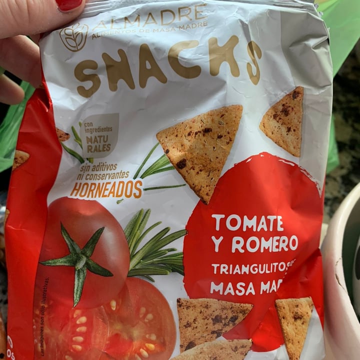 photo of Almadre Snacks tomate y romero shared by @lolimiqueo on  14 Mar 2022 - review