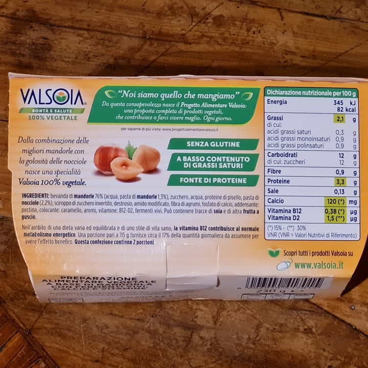photo of Valsoia Nocciola Mandorla shared by @invariance on  27 Oct 2022 - review