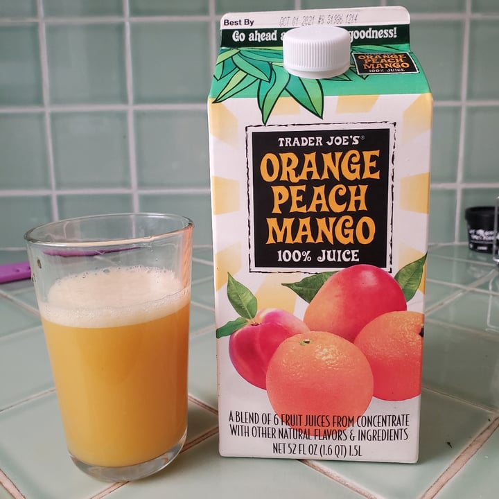 Orange peach mango clearance juice