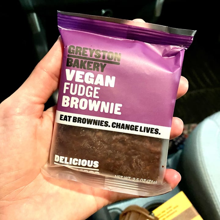 photo of Greyston Bakery Vegan Fudge Brownie shared by @curvycarbivore on  21 Dec 2021 - review