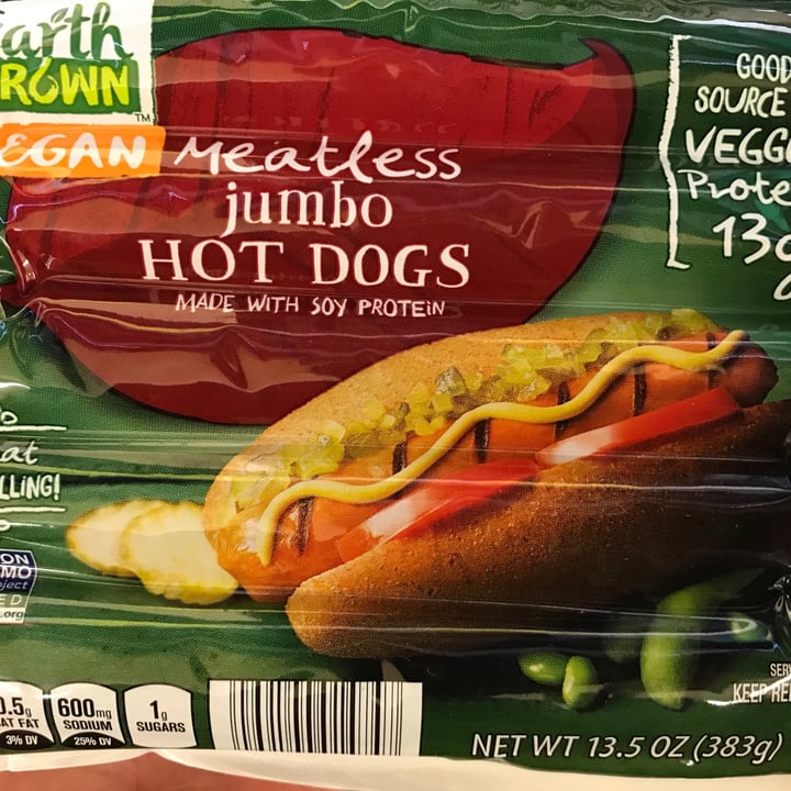 review photo of Earth Grown Meatless Jumbo Hot Dog shared by @ajnafziger1 on 21 Oct 2020 - review