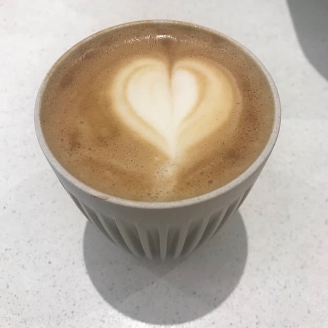 Foto do prato “Oat milk flat white”