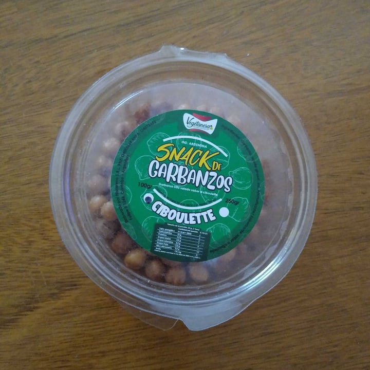 photo of Vegetanesa garbanzos sabor ciboulette shared by @leticiabea on  06 Aug 2022 - review