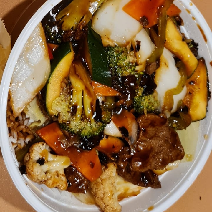 photo of Vegie Bowl Springvale Black bean beef shared by @essceess on  03 Jan 2021 - review