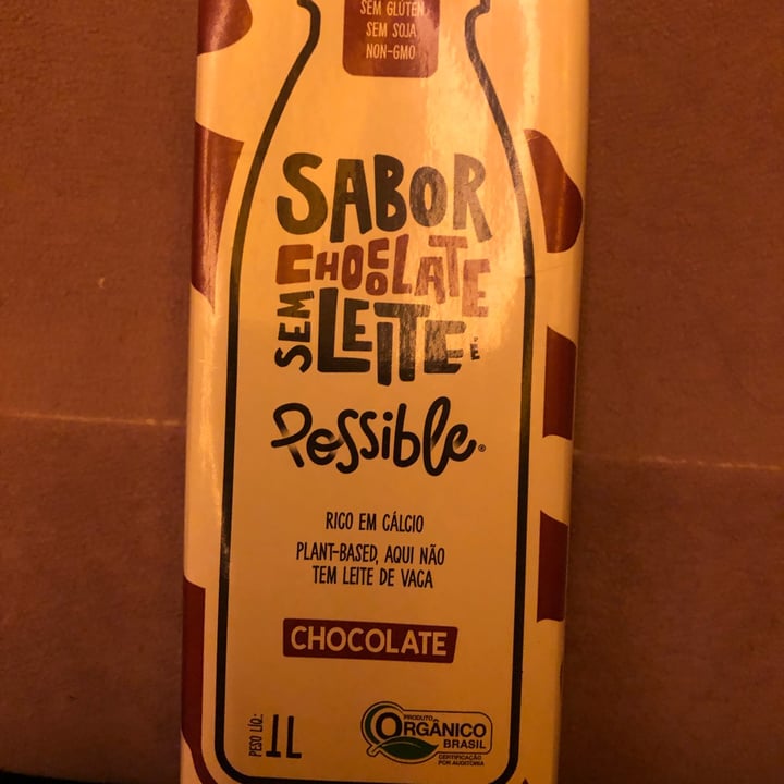 photo of Possible Sabor Chocolate Sem Leite shared by @grazielalidizzia on  30 Apr 2022 - review