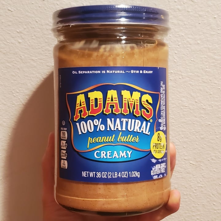 photo of Adams 100% Natural Peanut Butter Creamy shared by @brtjohns on  21 Sep 2021 - review
