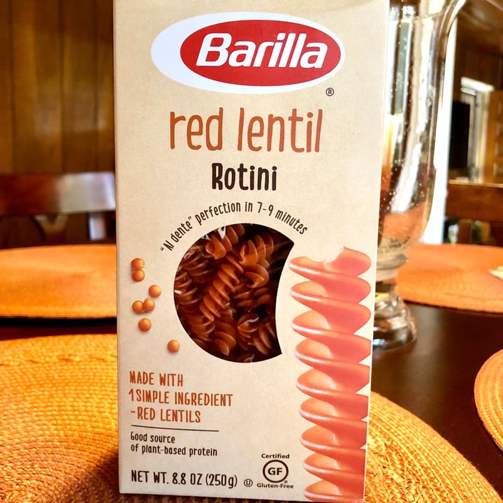 photo of Barilla Fusilli di lenticchie rosse shared by @isabelinzunzaa on  21 Jan 2021 - review