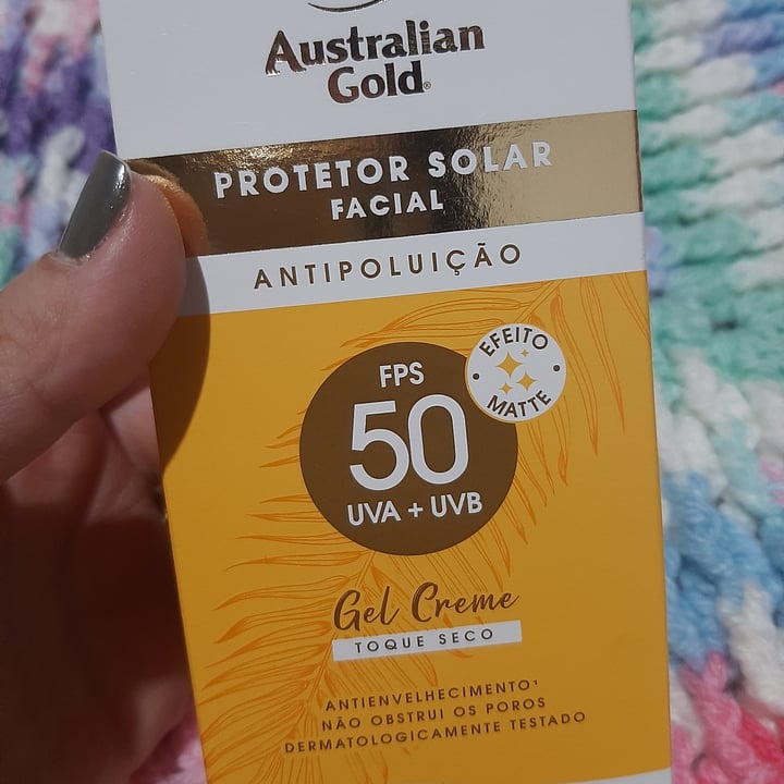 review photo of Australian Gold Protetor Solar FPS 50 Gel Creme shared by @vetyasmin on 14 Jun 2022 - review