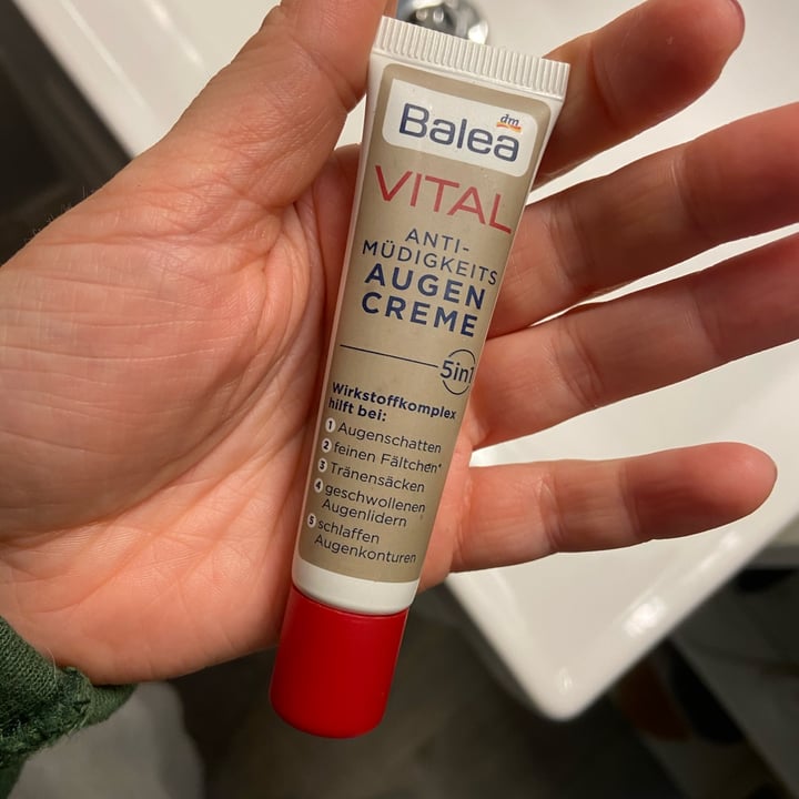 photo of Balea Antimüdigkeits Augen Creme shared by @emmapicchianti on  31 Mar 2022 - review