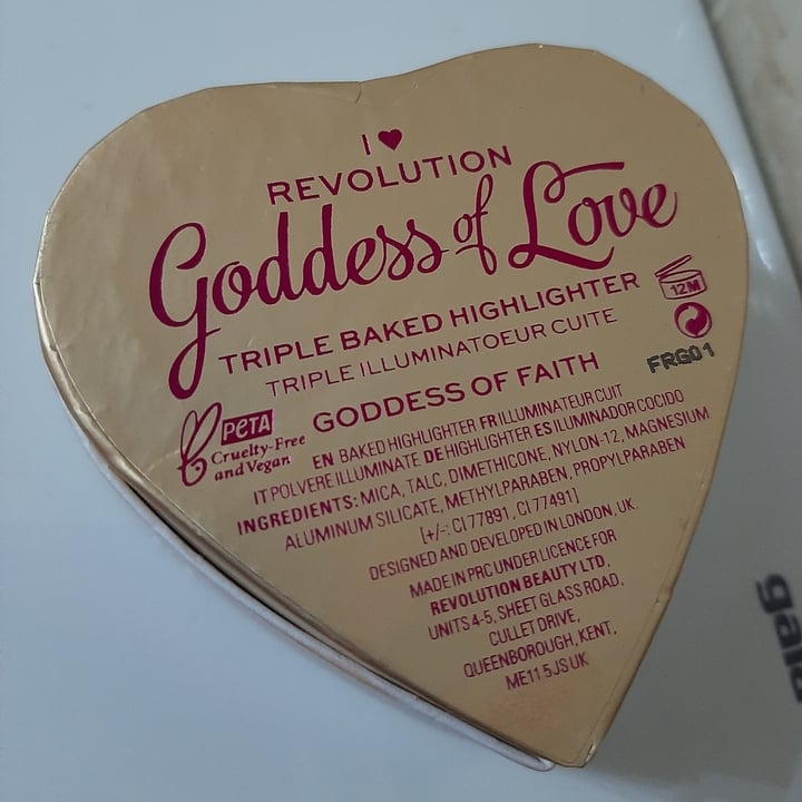 photo of Goddess of love Triple baked highlighter shared by @grinsoka on  17 Jun 2022 - review