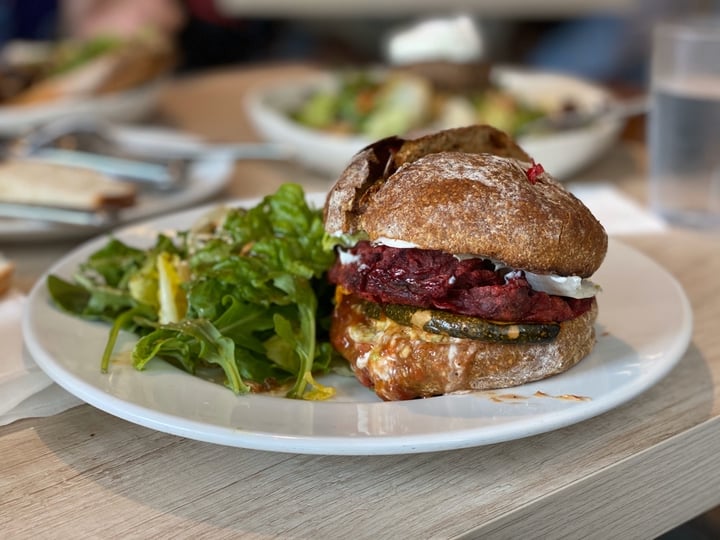 photo of Cedele Bakery Kitchen - Greenwich V Beetroot  burger With pumpkin shared by @krusher72 on  16 Mar 2020 - review