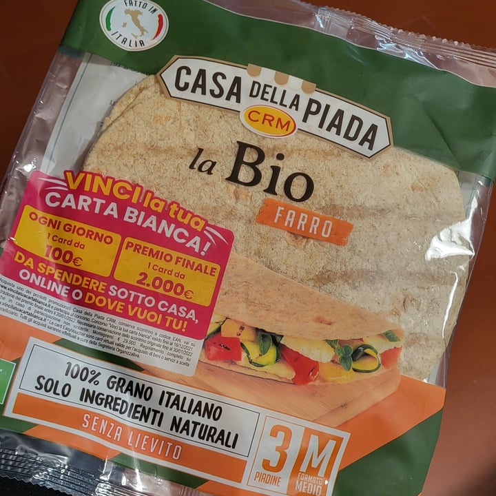 review photo of Casa della piada crm La bio Farro shared by @camillamm on 04 Apr 2022 - review