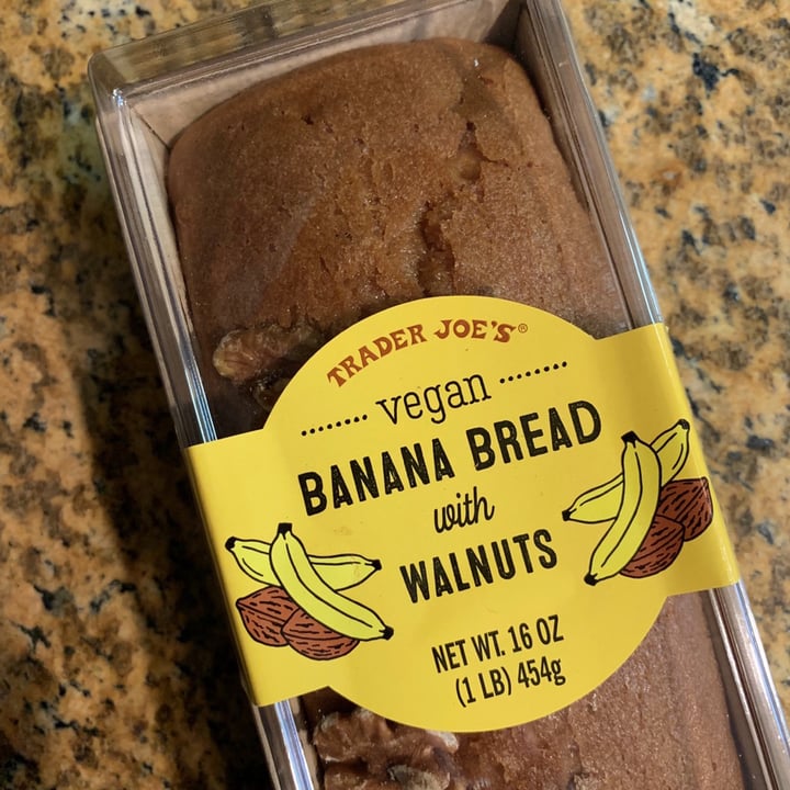 photo of Trader Joe's Vegan Banana Bread with Walnuts shared by @stphsmth on  03 Feb 2019 - review