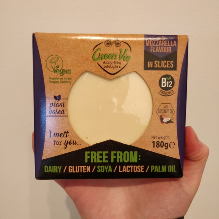 photo of GreenVie Foods Mozarella Flavour in Slices shared by @lochjessmonster on  14 Feb 2021 - review
