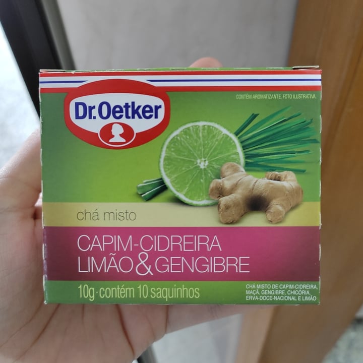 photo of Dr. Oetker Chá de Capim Cidreira, Limão E Gengibre shared by @maasteves on  04 Feb 2022 - review