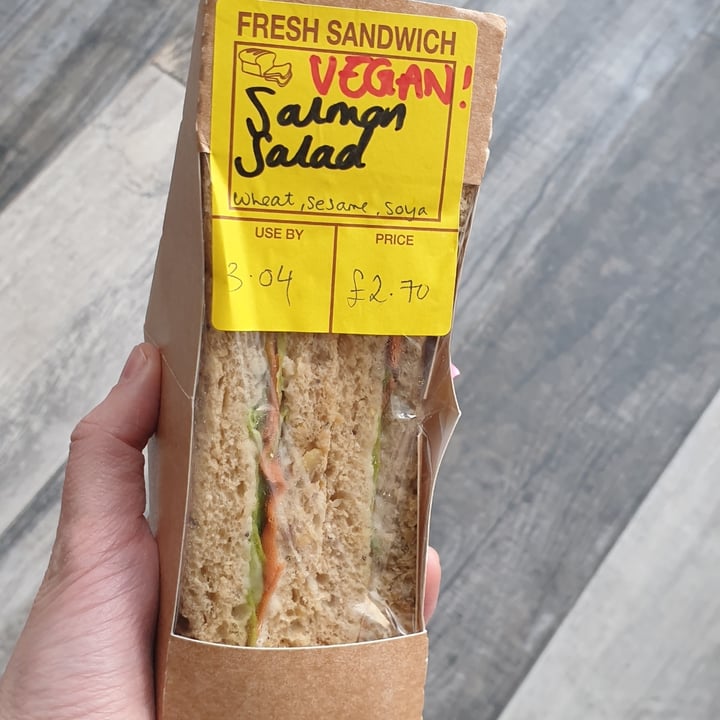 photo of Vx Salmon Salad Sandwich shared by @lydiahawkins on  04 Apr 2022 - review