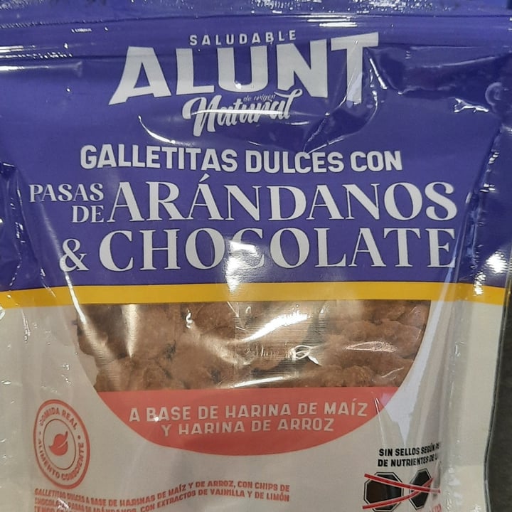 review photo of Alunt Saludable Galletitas dulces con Pasas De Arandanos Y Chocolate shared by @luciabarbin on 29 Sep 2022 - review